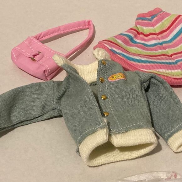 Vintage Y2K Only Hearts Club Doll Skirt & Poncho Outfit Loose FITS 8" KISH DOLLS - Picture 3 of 4